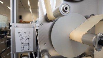 Etikettiertertechnik im Druck