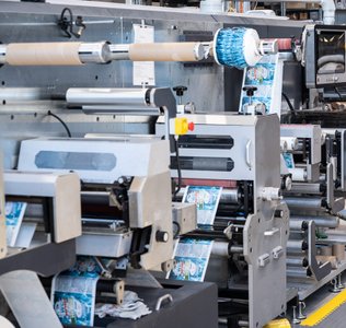 Produktion von Haftetiketten