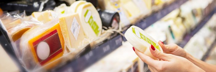 Lebensmittelsichere Etiketten von Clever Systemtechnik
